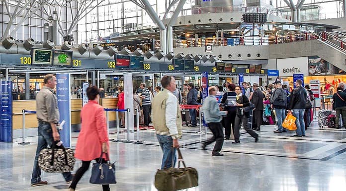 BARIG warnt vor höheren Luftsicherheitsgebühren Flughafen München - Terminal 1 Innenansicht