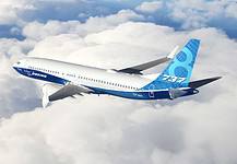 Lufthansa Group kauft bis zu 100 Boeing 737 MAX-Flugzeuge Boeing 737-8 MAX im Flug