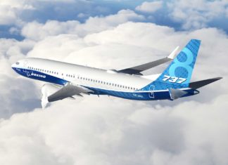 Boeing 737-8 MAX im Flug