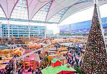 Weihnachtsmarkt und Wintermarkt am Flughafen München