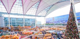 Weihnachtsmarkt und Wintermarkt am Flughafen München