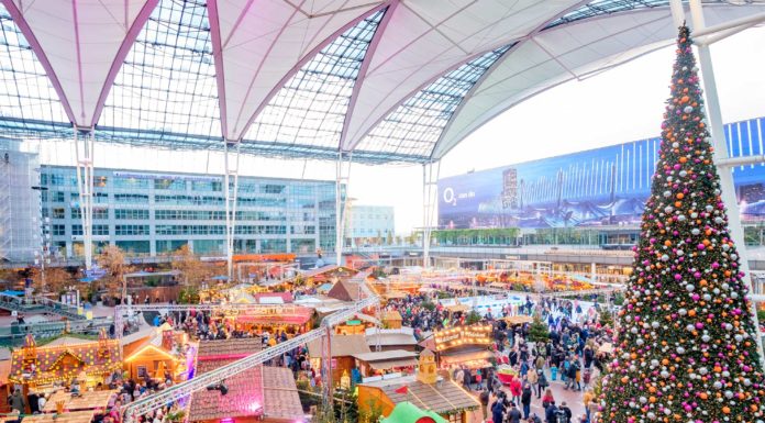 Flughafen München: Weihnachtsmarkt und Wintermarkt bis 07. Januar verlängert Weihnachtsmarkt und Wintermarkt am Flughafen München