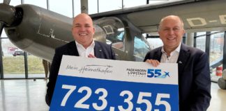 Flughafen Paderborn/Lippstadt Geschäftsführer Roland Hüser und Aufsichtsratsvorsitzender Christoph Rüther
