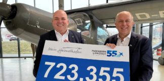 Flughafen Paderborn/Lippstadt Geschäftsführer Roland Hüser und Aufsichtsratsvorsitzender Christoph Rüther