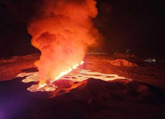 Vulkanausbruch auf Island: Beeindruckende Aussicht aus dem Flugzeug