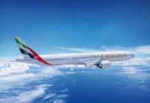 Emirates fliegt wieder täglich nach Phnom Penh via Singapur Boeing 777-300ER von Emirates