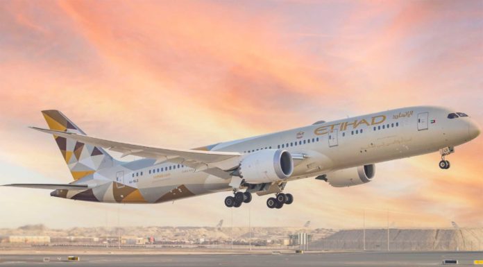 Etihad Airways fliegt zweimal täglich von Frankfurt nach Abu Dhabi Boeing 787-9 Dreamliner von Etihad Airways