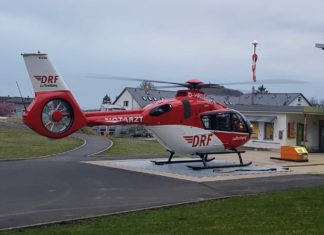 Musterwechsel in Suhl: der neue Christoph 60 der DRF Luftrettung