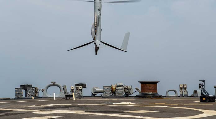 Airbus übernimmt Aerovel und dessen UAS Flexrotor Airbus: USS Paul Hamilton IMX23 Operationen