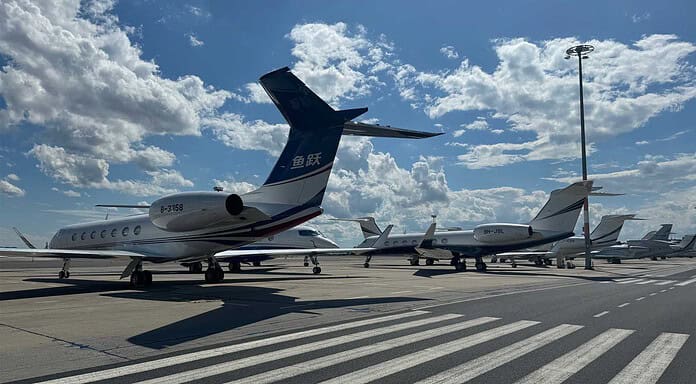 Rekordtag im deutschen Luftraum dank UEFA EURO 2024 Finale BER Flughafeb Berlin-Brandenburg, Vorfeld