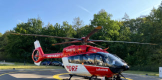 H145 mit Fünfblattrotor als Christoph 100