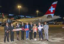 SWISS bietet erweitertes Flugangebot: BER-Genf Erstflug der SWISS mit A220 vom BER nach Genf