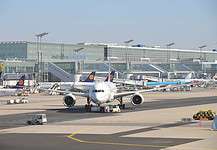 Fraport-Verkehrszahlen im September gestiegen Flughafen Frankfurt - Rollfeld