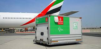 Emirates SkyCargo befördert Waren auf Linien-, Ad-hoc- und Charterflügen zu 148 Zielen.