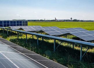 Photovoltaikanlage Flughafen Hannover Nordbahn