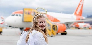 Christkind im Landeanflug