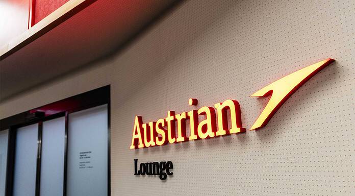 Austrian Lounge im Non-Schengen Bereich am Flughafen Wien eröffnet Austrian Lounge bei den G-Gates im Non-Schengen Bereich am Flughafen Wien
