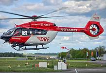 DRF Luftrettung ensures air rescue in North Rhine-Westphalia Christoph Dortmund in 24-hour operation.
