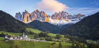 Gebirgsgruppe der Dolomiten in Südtirol, Italien