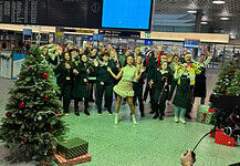 Diana Babalola verzaubert Hannover Airport XMas am Flughafen Hannover HAJ