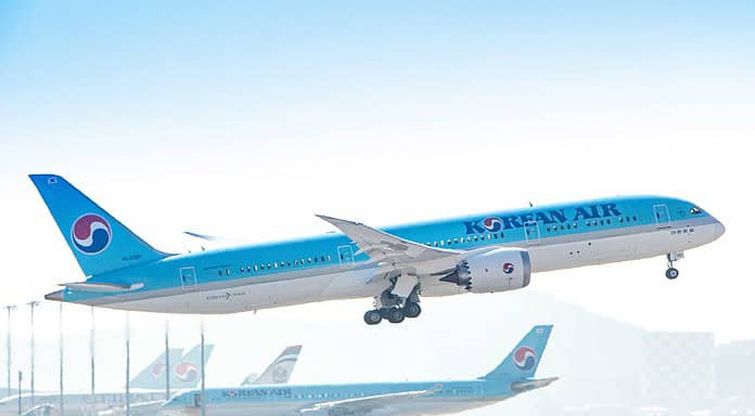 Korean Air vollendet Übernahme von Asiana Airlines Korean Air Boeing B787-9