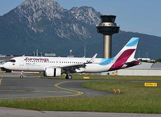 Eurowings A20N 9H-ENB am Flughafen Salzburg SZG