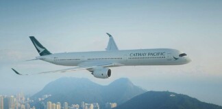 Airbus A350-1000 von Cathay Pacific
