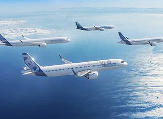 Airbus A220, A321XLR, A330neo, A350