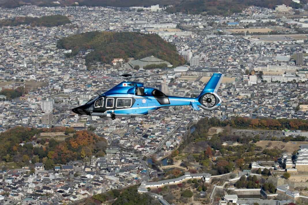 Japan's national police agency flies Airbus H160s