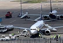 Flughafen Hahn Vorfeld