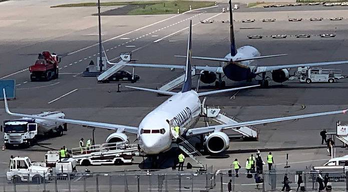 Hahn Airport records a 12% increase in passenger numbers Hahn airport apron