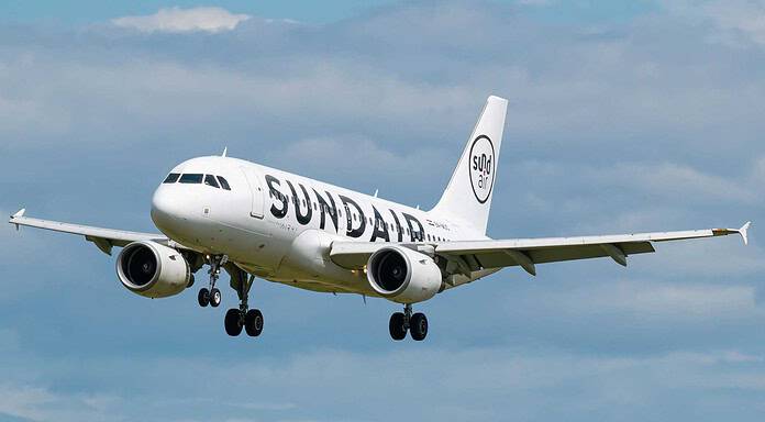 Dresden Airport celebrates its 90th anniversary with a unique sightseeing flight with Sundair Sundair Airbus A319