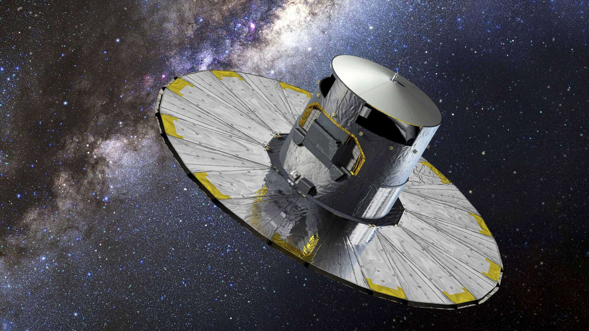 The Gaia spacecraft: The European Space Agency's (ESA) Gaia science satellite, shown here in an artist's impression, will be put into final hibernation with a final command on March 27, 2025. By this time, the satellite will have collected over ten years of scientific data. By 2030, Gaia's data will be used to create the largest existing star catalog to date. It is expected to cover nearly two billion celestial bodies—roughly one percent of our galaxy.   