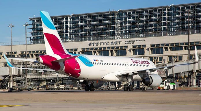 Eurowings expands its offer between Stuttgart, Jeddah and Dubai Eurowings on the apron at Stuttgart Airport