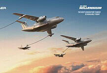 Embraer KC-390 Millennium bei der Luftbetankung