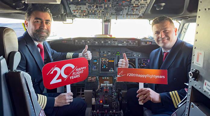 Corendon Airlines: Besondere Aktionen zum 20-jährigen Jubiläum Corendon-Piloten im Cockpit