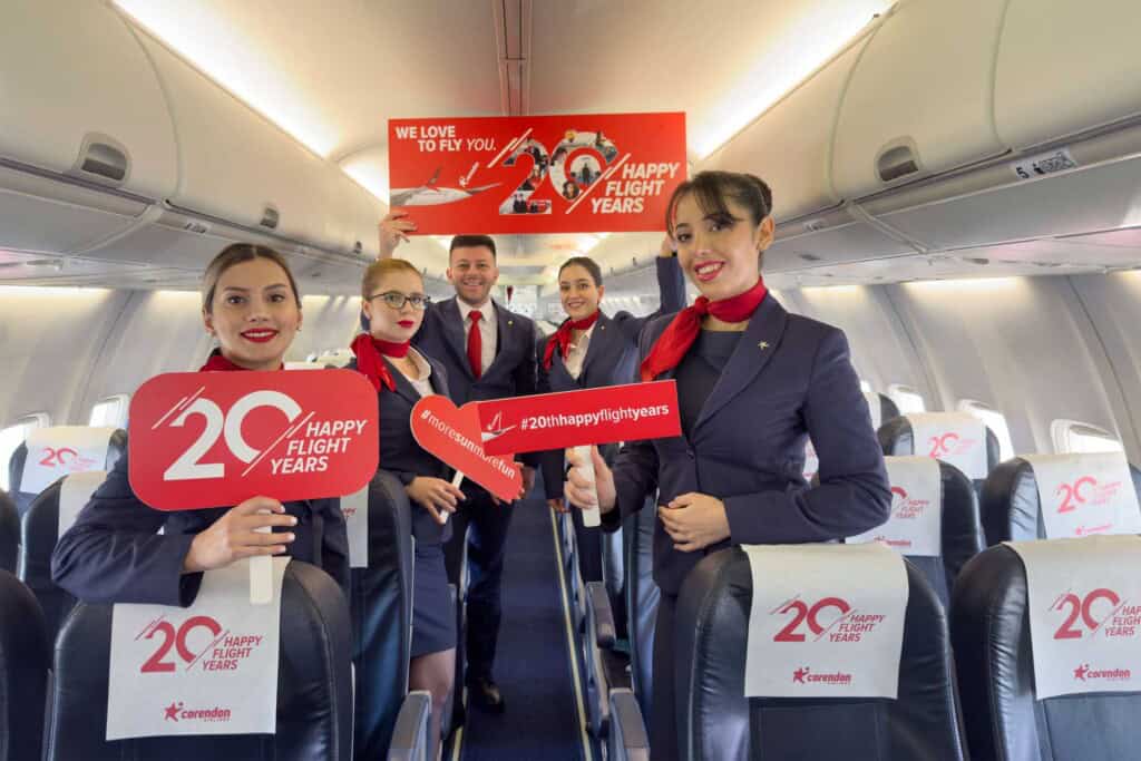 Corendon-Crew an Bord