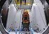 Montage von Biomass in die Vega-C in Kourou
