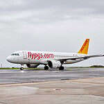 Dortmund Airport, Flugvorfeld, Pegasus Erstflug nach Antalya