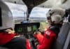Blick in das Cockpit eines Hubschraubers der DRF Luftrettung