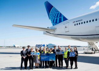 United Airlines und Fraport feiern 35 Jahre United-Flüge ab Frankfurt