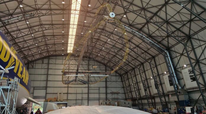 Zeppelin NT Luftschiff erobert den Himmel der Bodensee-Region Zeppelin AIS Tragstruktur