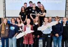 Gewinner-Teams des DLR-Wettbewerbes "Lilienthal-Gleiter"