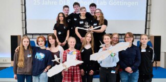 Gewinner-Teams des DLR-Wettbewerbes "Lilienthal-Gleiter"