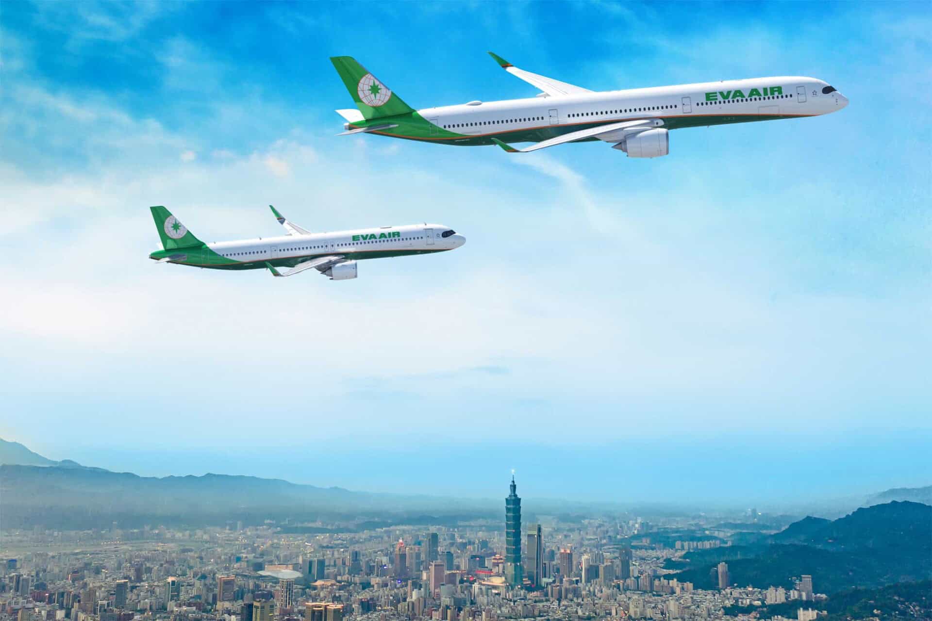 EVA Air Airbus A350-1000 und A321neo