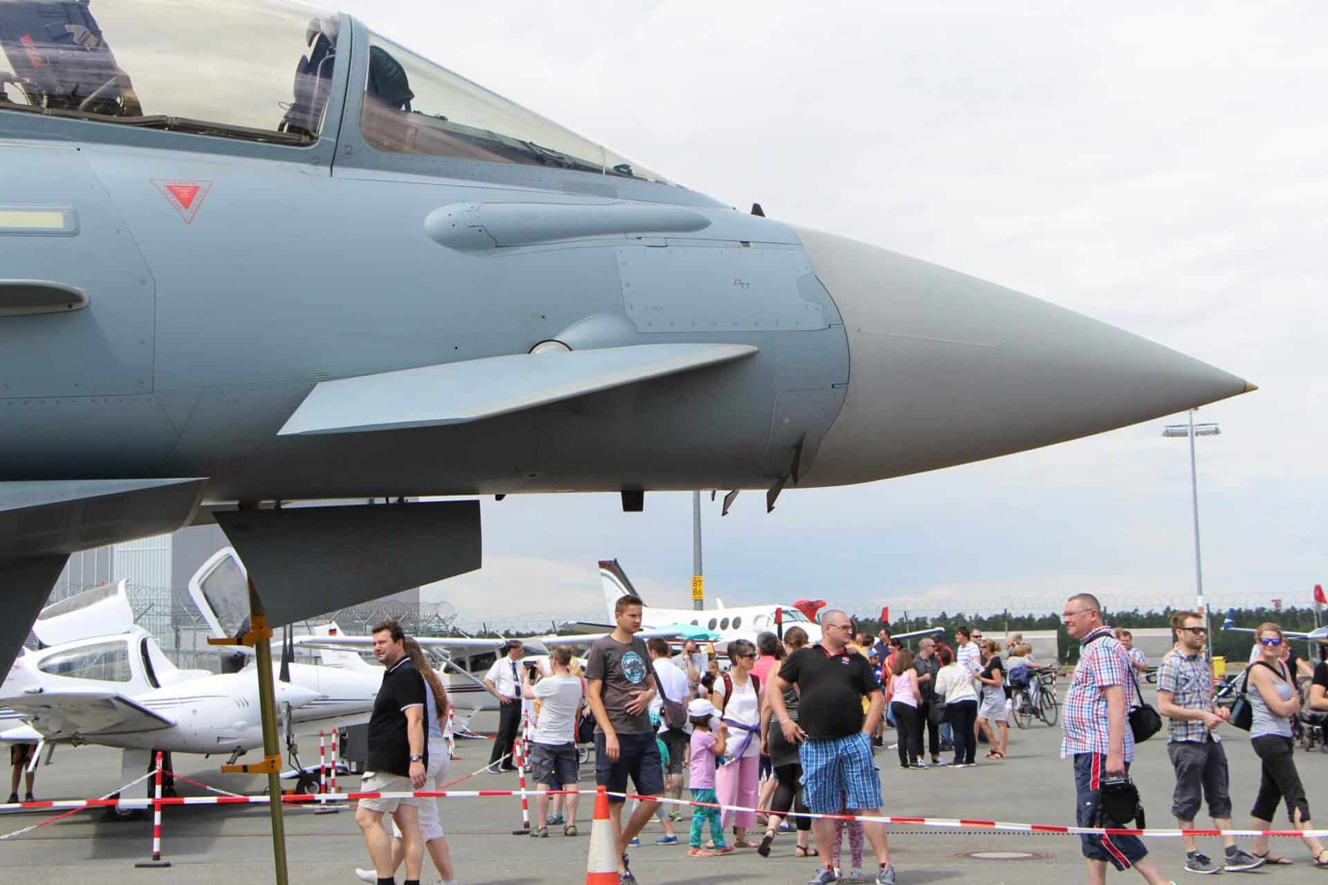Eurofighter at Nuremberg Airport