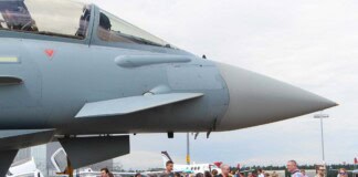 Eurofighter at Nuremberg Airport