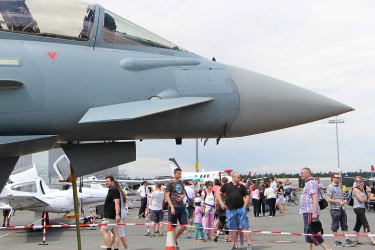 Eurofighter at Nuremberg Airport