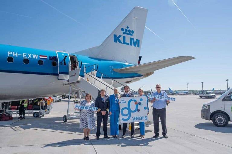 KLM feiert 90 Jahre in Frankfurt