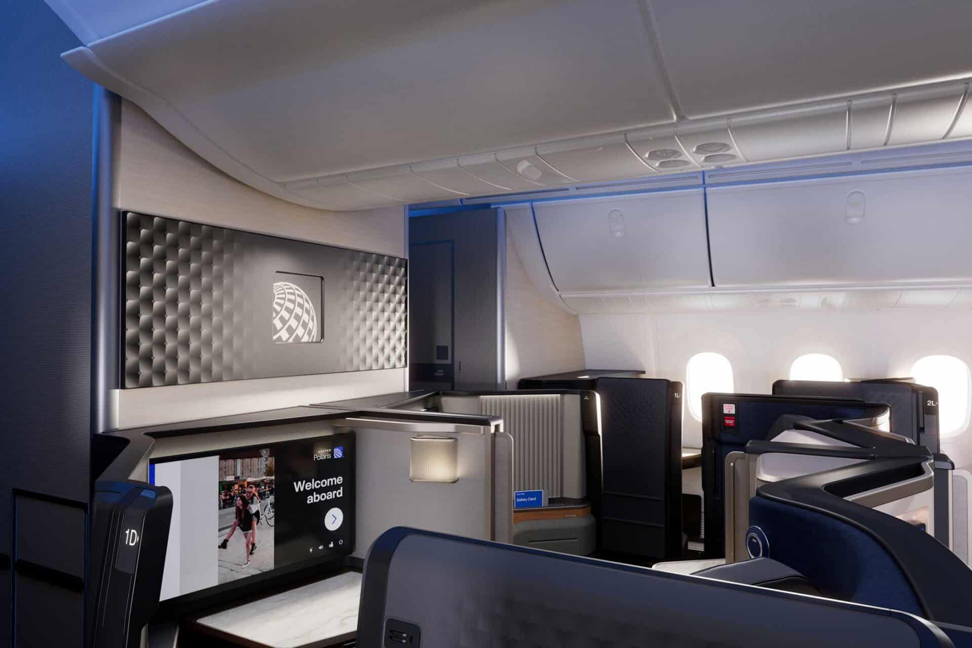 United Polaris Studio B787-9 - Kabine
